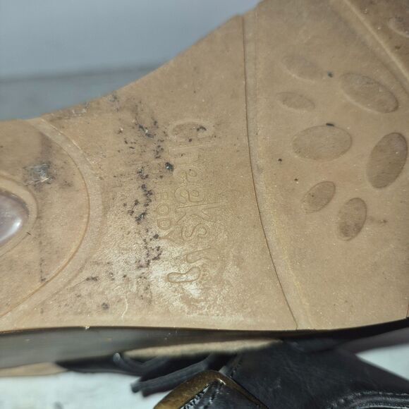 Black Cheeks Fit Body by Tony Little Clog Shoe's with Energy Pad's, Size 6 - Picture 7 of 11